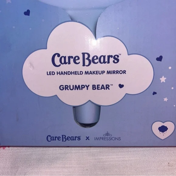Care Bears Grumpy Bear Impressions beauty X colab. Hand mirror with stand - Picture 7 of 10